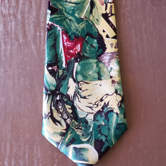 The Oklahoma Kid Frontier Movie Necktie Cowboy Vintage - Picture 2 of 4